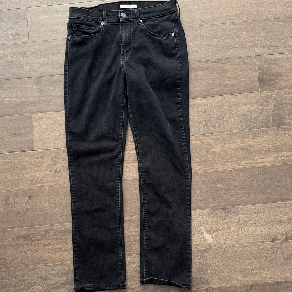 Levi’s Women’s Black Slim Straight Stretch Jeans Size 10 W30 L30